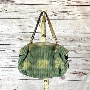 Unique Green Fabric Purse